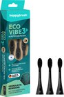 Aufsteckbürsten Eco Vibe 3+ schwarz von happybrush im aktuellen dm-drogerie markt Prospekt