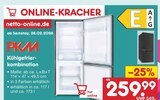 Aktuelles Kühlgefrierkombination Angebot bei Netto Marken-Discount in Singen (Hohentwiel) ab 259,99 €