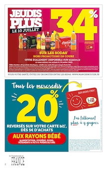 Catalogue Bi1 de la semaine "bi1 supermarché" avec 2 pages, valide du 01/07/2025 au 13/07/2025 pour Saint-Pierre-le-Moûtier et alentours Prospectus Bi1 de la semaine "bi1 supermarché" avec 2 pages, valide du 01/07/2025 au 13/07/2025 pour Saint-Pierre-le-Moûtier et alentours