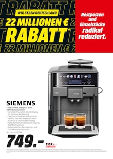 Kaffeevollautomat im MediaMarkt Saturn Prospekt "WIR GEBEN DEUTSCHLAND 22 MILLIONEN € RABATT" mit 16 Seiten (Oldenburg)