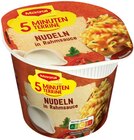 5 Minuten Terrine Kartoffelbrei mit Röstzwiebeln & Croutons oder 5 Minuten Terrine Nudeln in Rahmsauce von Maggi für 0,75 € bei REWE im Angebot 5 Minuten Terrine Kartoffelbrei mit Röstzwiebeln & Croutons oder 5 Minuten Terrine Nudeln in Rahmsauce von Maggi im aktuellen REWE Prospekt