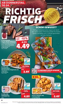 Schweinefilet im Kaufland Prospekt "KNÜLLER" mit 67 Seiten (Pforzheim)