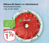 Bio Salami von Wiltmann für 1,79 € bei GLOBUS im Angebot Bio Salami von Wiltmann im aktuellen GLOBUS Prospekt