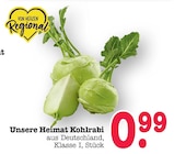 Aktuelles Unsere Heimat Kohlrabi Angebot bei E center in Heidelberg ab 0,99 €
