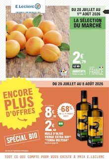 Catalogue E.Leclerc à Cholet cette semaine, valable du 28/07/2026 au 08/08/2026 Prospectus E.Leclerc à Cholet, "TOUT CE QUI COMPTE POUR VOUS EXISTE À PRIX E.LECLERC", 29 pages de promos valables du 28/07/2026 au 08/08/2026