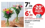 Bouquet Composé Jonas en promo chez Super U Villeurbanne à 6,39 €