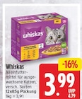 Whiskas im Angebot bei WEZ in Löhne Whiskas Angebote bei WEZ Löhne für 3,99 €