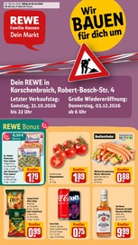 REWE Discounter Prospekt der aktuellen Woche mit 30 Seiten, gültig von 26.10.2026 bis 31.10.2026, in Korschenbroich und Umgebung Aktueller REWE Discounter Prospekt in Korschenbroich und Umgebung, "Dein Markt" mit 30 Seiten, 26.10.2026 - 31.10.2026