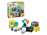 DUPLO Town 10475 Baufahrzeuge – 3-in-1-Set Bausatz, Mehrfarbig von LEGO im aktuellen MediaMarkt Saturn Prospekt für 16,99 €