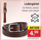 Ledergürtel Angebote bei Zimmermann Wilhelmshaven für 4,99 €