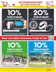 Fahrrad im aktuellen Netto Marken-Discount Prospekt (Gelsenkirchen) Fahrrad im Netto Marken-Discount Prospekt "Aktuelle Angebote" mit 44 Seiten (Gelsenkirchen)
