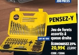 Jeu de forets assortis à queue droite à Screwfix dans Orival