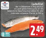Lachsfilet Angebote von Fisch Glück bei EDEKA Meerbusch für 2,49 €