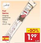 Aktuelle Wurst Angebote bei Netto Marken-Discount in Osnabrück Aktuelles Fuet Ibérico Angebot bei Netto Marken-Discount in Osnabrück ab 1,99 €