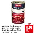 Gran Carno Adult Multifleisch-Cocktail im Angebot bei E center in Filderstadt Gran Carno Adult Multifleisch-Cocktail Angebote von Animonda bei E center Filderstadt für 1,49 €