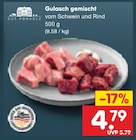 Gulasch gemischt von Gut Ponholz für 4,79 € bei Netto Marken-Discount im Angebot Gulasch gemischt von Gut Ponholz im aktuellen Netto Marken-Discount Prospekt