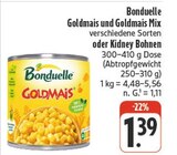 Goldmais von Bonduelle im aktuellen EDEKA Prospekt für 1,39 €