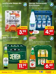 Jever im Netto Marken-Discount Prospekt "Aktuelle Angebote" mit 49 Seiten (Erfurt)