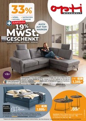 Aktueller Opti-Wohnwelt Möbel & Einrichtung Prospekt in Niederaula und Umgebung, "AKTUELLE ANGEBOT" mit 26 Seiten, 12.05.2026 - 13.06.2026
