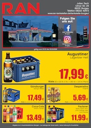 RAN Prospekt für Burgau mit 2 Seiten RAN Prospekt für Burgau: "RAN", 2 Seiten, 01.10.2026 - 15.10.2026