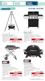 Gasgrill im METRO Prospekt "Wochenangebote + Gewinnspiel" mit 54 Seiten (Oberhausen)