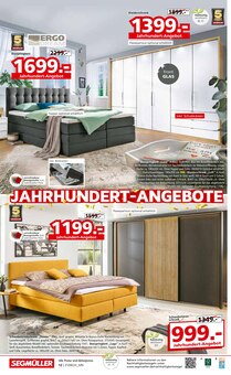 Bett im Segmüller Prospekt "Highlight Angebote" mit 30 Seiten (Ludwigshafen (Rhein))