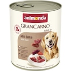 Animonda GranCarno Adult mit Ente 800 g im Angebot bei Zookauf in Laatzen Animonda GranCarno Adult mit Ente 800 g Angebote von Animonda bei Zookauf Laatzen für 2,29 €