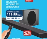 Soundbar mit Wireless Subwoofer bei Marktkauf im Wuppertal Prospekt für 119,99 €