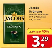 Jacobs Krönung bei famila Nordost in Bad Salzuflen Jacobs Krönung im Angebot bei famila Nordost Bad Salzuflen für 3,29 €