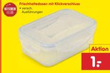 Frischhaltedosen mit Klickverschluss im Angebot bei Netto Marken-Discount in Lippstadt Frischhaltedosen mit Klickverschluss Angebote von Kitchen Club bei Netto Marken-Discount Lippstadt für 1,00 €