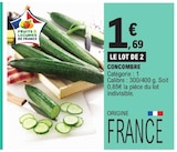 Promo Concombre à 1,69 € dans le catalogue E.Leclerc à Villeparisis