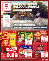 Kaufland Prospekt für Dresden mit 60 Seiten Kaufland Prospekt für Dresden: "Hier bin ich richtig", 60 Seiten, 20.08.2026 - 26.08.2026