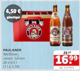 Getränke Quelle Weydringer - Weißbier Angebot im Prospekt Weißbier bei Getränke Quelle Weydringer im Prospekt "" für 16,99 €