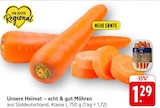 EDEKA Wehingen - echt & gut Möhren Angebot im Prospekt echt & gut Möhren bei EDEKA im Wehingen Prospekt für 1,29 €