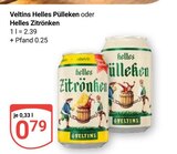 Helles Pülleken im Angebot bei GLOBUS in Oberhausen Helles Pülleken Angebote von Veltins bei GLOBUS Oberhausen für 0,79 €