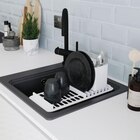 Castorama Créteil - Promo Évier(w) de cuisine en composite de quartz noir 1 bac à encastrer GoodHome Romesco Promo Évier(w) de cuisine en composite de quartz noir 1 bac à encastrer GoodHome Romesco à 139,00 € dans le catalogue Castorama à Créteil