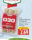 Original Berliner Currywurst von Mago für 2,69 € bei E center im Angebot Original Berliner Currywurst von Mago im aktuellen E center Prospekt