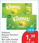 Aktuelle Taschentücher Angebote bei budni in Lübeck Aktuelles Balsam Taschentücher-Box oder Pocket Angebot bei budni in Lübeck ab 1,39 €