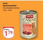 Carny Katzennassfutter im Angebot bei GLOBUS in Bruchsal Carny Katzennassfutter Angebote von animonda bei GLOBUS Bruchsal für 1,79 €