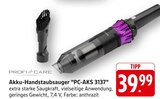 Akku-Handstaubsauger PC-AKS 3137 Angebote von Profi Care bei E center Pirmasens für 39,99 €