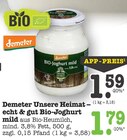 Unsere Heimat – echt & gut Bio-Joghurt mild Angebote von Demeter bei E center Ettlingen für 1,59 €