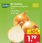 Bio Zwiebeln von BioBio für 1,79 € bei Netto Marken-Discount im Angebot Bio Zwiebeln von BioBio im aktuellen Netto Marken-Discount Prospekt