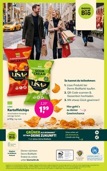 Chips im Denns BioMarkt Prospekt "DENNS BIO" mit 14 Seiten (Duisburg)
