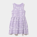 Robe patineuse sans manches coton parme fille dans le catalogue La Halle