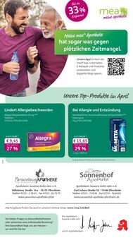 mea - meine apotheke Prospekt Unsere April-Angebote mit 4 Seiten
