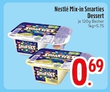Mix-in Smarties Dessert im Angebot bei EDEKA in Kempten Mix-in Smarties Dessert Angebote von Nestlé bei EDEKA Kempten für 0,69 €