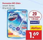 WC-Stein im Angebot bei Netto Marken-Discount in Regensburg WC-Stein Angebote von Domestos bei Netto Marken-Discount Regensburg für 1,69 €