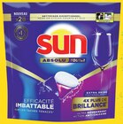 Capsules lave-vaisselle Absolu Tout en 1 x28 Brillance(b) - Sun en promo chez Intermarché Super Aurillac à 4,72 €