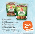 Aktuelles Vegetarische Mühlen Würstchen Angebot bei tegut in Stuttgart ab 2,49 €