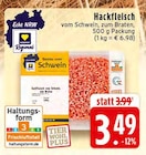 Aktuelles Hackfleisch vom Schwein Angebot bei EDEKA in Wuppertal ab 3,49 €